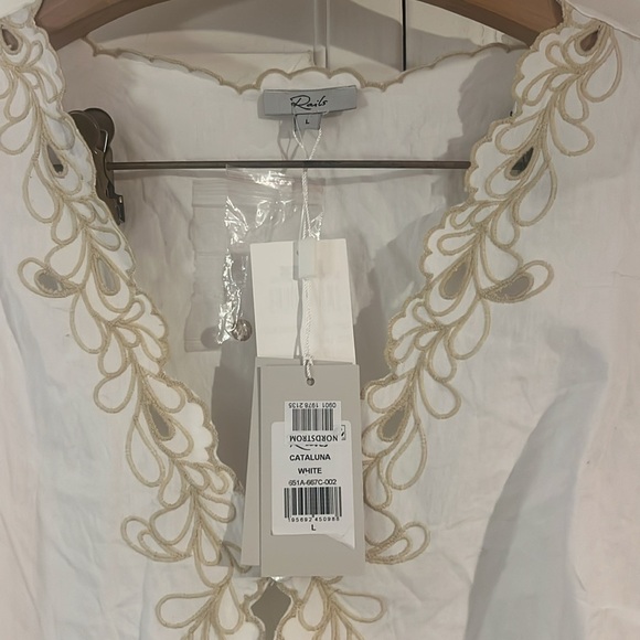 NEW RAILS cataluna top in white NWT SZ L - Picture 8 of 11